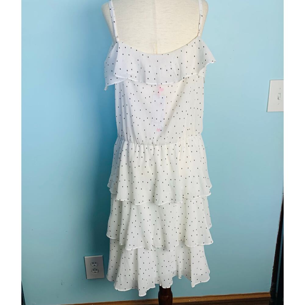 NWT Parker Dot Ruffle Slip Dress - Picture 5 of 9